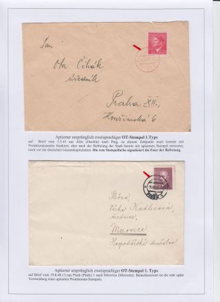 POŠTOVNÍ RAZÍTKA V ČECHÁCH A NA MORAVĚ V POVÁLEČNÉM OBDOBÍ 1945 – list 12