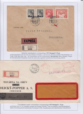 POŠTOVNÍ RAZÍTKA V ČECHÁCH A NA MORAVĚ V POVÁLEČNÉM OBDOBÍ 1945 – list 14