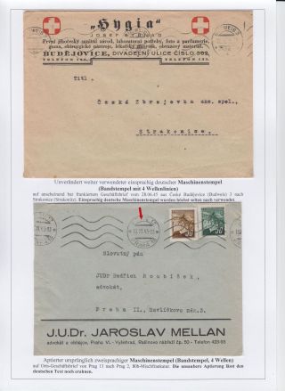 POSTMARKS IN BOHEMIA AND MORAVIA DURING THE POSTWAR PERIOD AFTER WW II – sheet 22