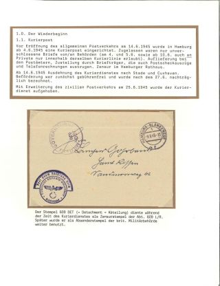 DIE RPD HAMBURG 1945-1947 (REICHSPOSTDIREKTION) – Blatt 4