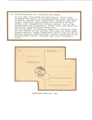 DIE RPD HAMBURG 1945-1947 (REICHSPOSTDIREKTION) – Blatt 6