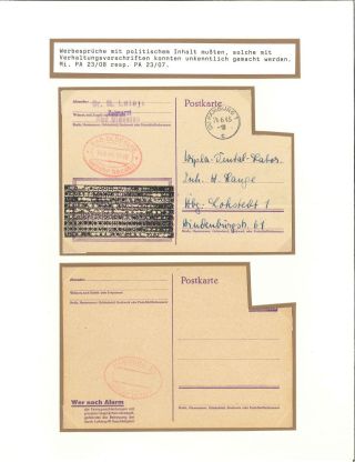 DIE RPD HAMBURG 1945-1947 (REICHSPOSTDIREKTION) – Blatt 11