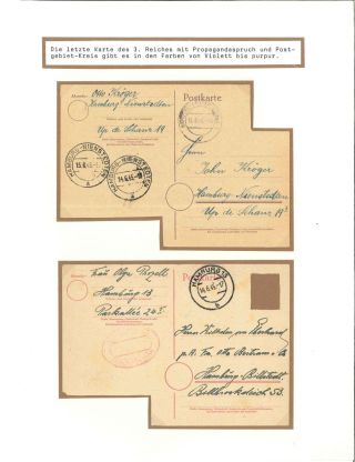 DIE RPD HAMBURG 1945-1947 (REICHSPOSTDIREKTION) – Blatt 13
