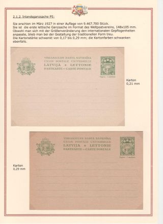 DIE GANZSACHEN DER REPUBLIK LETTLAND UND DER LETTISCHEN SOZIALISTISCHEN SOWJETREPUBLIK VON 1922-1941 – Blatt 16