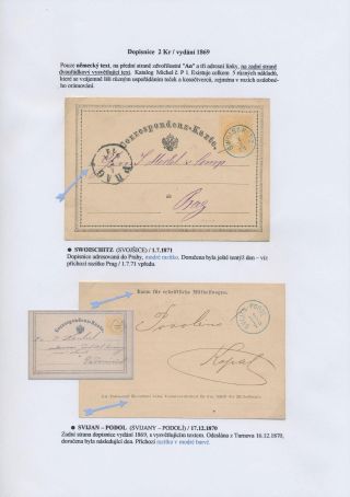 DOPISNICE V ČESKÝCH ZEMÍCH Z LET 1869-1920 – list 3
