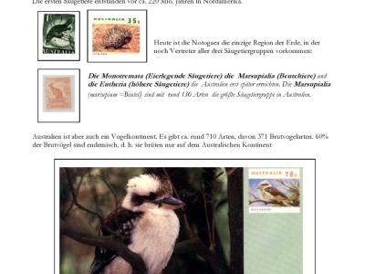 AUSTRALIAN WILDLIFE, UNIQUE ADAPTATIONS TO DIFFERENT HABITATS