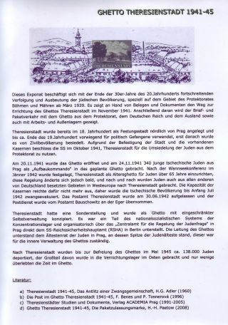 TEREZÍN 1941-1945 – list 1