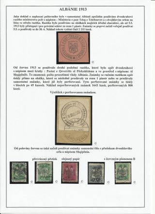 POŠTOVNÍ ZNÁMKY NA ÚZEMÍ ALBÁNIE 1913-1945 – list 2