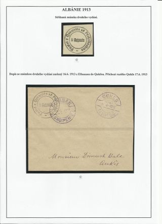 POŠTOVNÍ ZNÁMKY NA ÚZEMÍ ALBÁNIE 1913-1945 – list 3