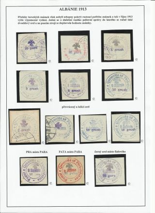 POŠTOVNÍ ZNÁMKY NA ÚZEMÍ ALBÁNIE 1913-1945 – list 4
