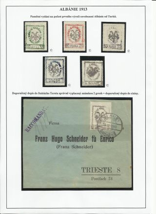 POŠTOVNÍ ZNÁMKY NA ÚZEMÍ ALBÁNIE 1913-1945 – list 5