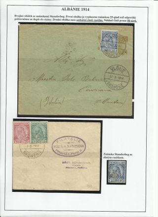 POŠTOVNÍ ZNÁMKY NA ÚZEMÍ ALBÁNIE 1913-1945 – list 8