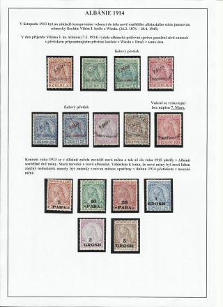 POŠTOVNÍ ZNÁMKY NA ÚZEMÍ ALBÁNIE 1913-1945 – list 10