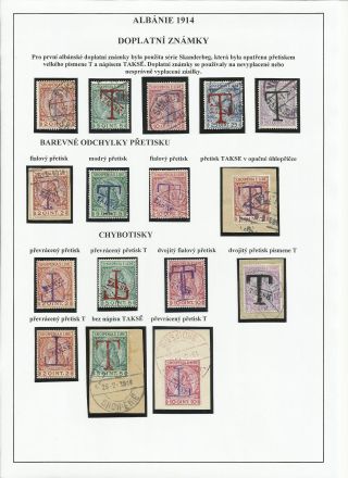 POŠTOVNÍ ZNÁMKY NA ÚZEMÍ ALBÁNIE 1913-1945 – list 13