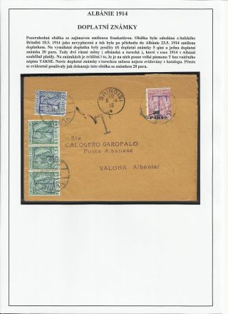 POŠTOVNÍ ZNÁMKY NA ÚZEMÍ ALBÁNIE 1913-1945 – list 15