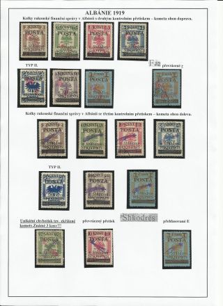 POŠTOVNÍ ZNÁMKY NA ÚZEMÍ ALBÁNIE 1913-1945 – list 18