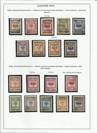 POŠTOVNÍ ZNÁMKY NA ÚZEMÍ ALBÁNIE 1913-1945 – list 19