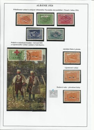 POŠTOVNÍ ZNÁMKY NA ÚZEMÍ ALBÁNIE 1913-1945 – list 28