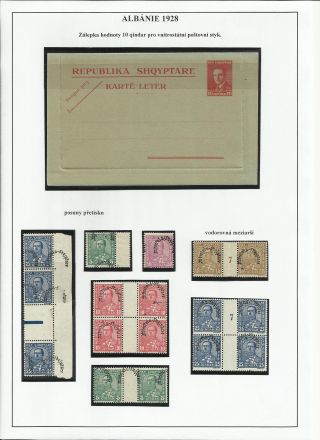 POŠTOVNÍ ZNÁMKY NA ÚZEMÍ ALBÁNIE 1913-1945 – list 55