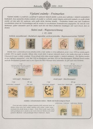 AUSTRIA 1850-1918 – sheet 3