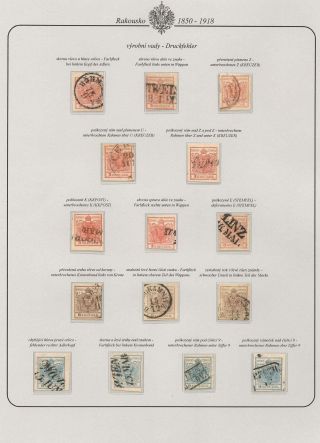 AUSTRIA 1850-1918 – sheet 9