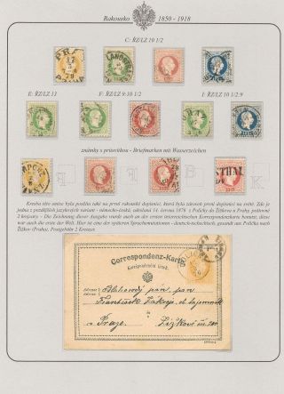 AUSTRIA 1850-1918 – sheet 20