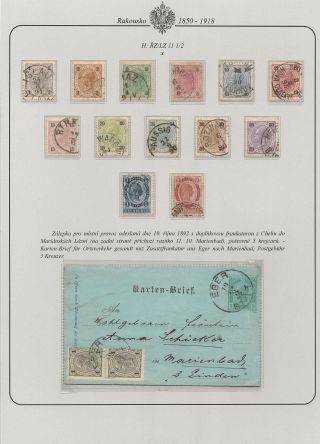 AUSTRIA 1850-1918 – sheet 24