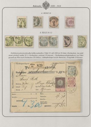 AUSTRIA 1850-1918 – sheet 32