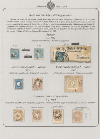 AUSTRIA 1850-1918 – sheet 59
