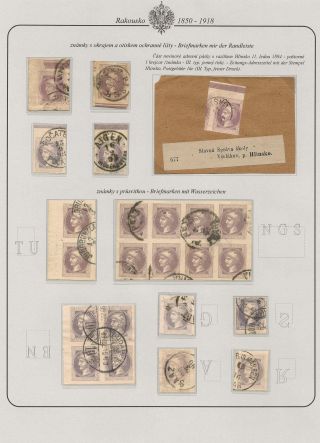 AUSTRIA 1850-1918 – sheet 61