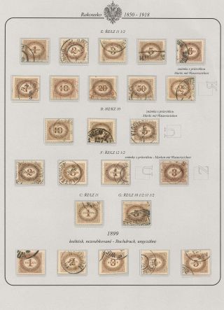 AUSTRIA 1850-1918 – sheet 72