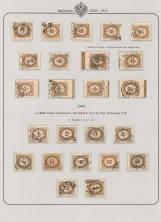AUSTRIA 1850-1918 – sheet 73