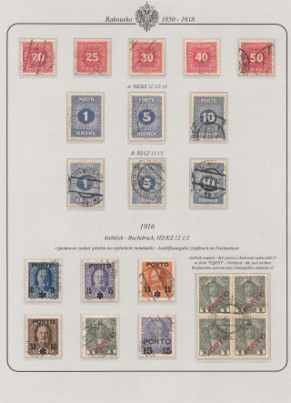 AUSTRIA 1850-1918 – sheet 79