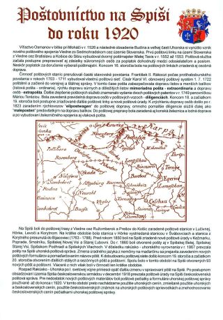 POSTWESEN AM SPIŠ BIS 1920 – Blatt 1