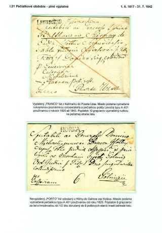POSTWESEN AM SPIŠ BIS 1920 – Blatt 15