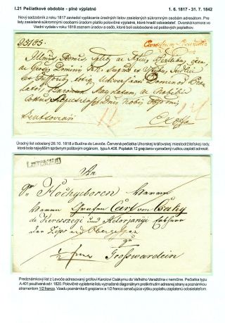 POSTWESEN AM SPIŠ BIS 1920 – Blatt 16