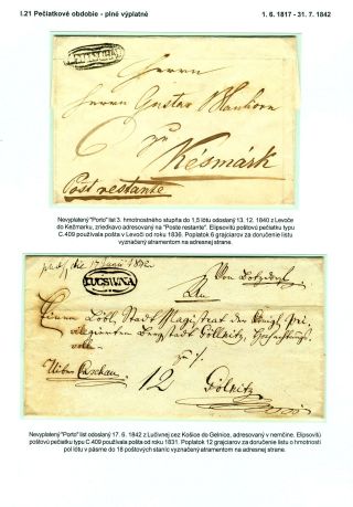 POSTWESEN AM SPIŠ BIS 1920 – Blatt 19