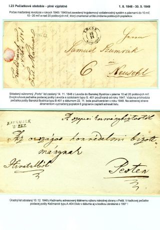 POSTWESEN AM SPIŠ BIS 1920 – Blatt 24
