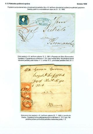 POSTAL SERVICES IN SPIŠ REGION UNTIL 1920 – sheet 38