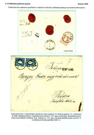 POSTAL SERVICES IN SPIŠ REGION UNTIL 1920 – sheet 39