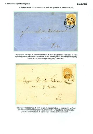 POSTAL SERVICES IN SPIŠ REGION UNTIL 1920 – sheet 45