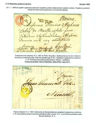 POSTAL SERVICES IN SPIŠ REGION UNTIL 1920 – sheet 46