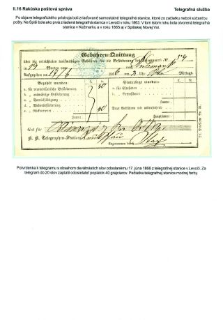 POSTAL SERVICES IN SPIŠ REGION UNTIL 1920 – sheet 47