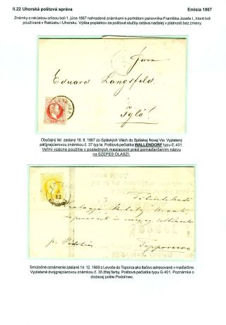POSTAL SERVICES IN SPIŠ REGION UNTIL 1920 – sheet 49