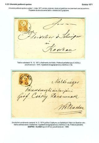 POSTAL SERVICES IN SPIŠ REGION UNTIL 1920 – sheet 55