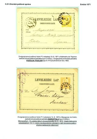 POSTAL SERVICES IN SPIŠ REGION UNTIL 1920 – sheet 59