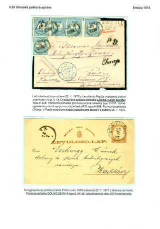 POSTAL SERVICES IN SPIŠ REGION UNTIL 1920 – sheet 65