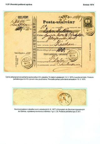 POSTAL SERVICES IN SPIŠ REGION UNTIL 1920 – sheet 66
