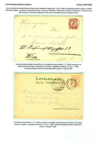 POSTAL SERVICES IN SPIŠ REGION UNTIL 1920 – sheet 71