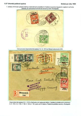 POSTAL SERVICES IN SPIŠ REGION UNTIL 1920 – sheet 73